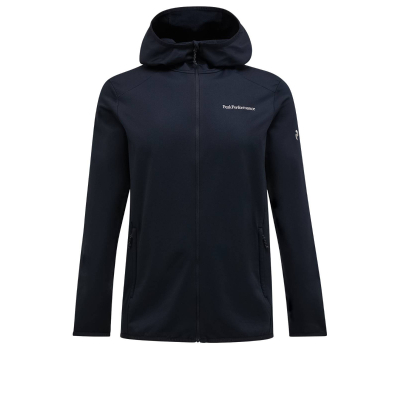 PEAK PERFORMANCE Herren Light Zip Kapuzenjacke schwarz