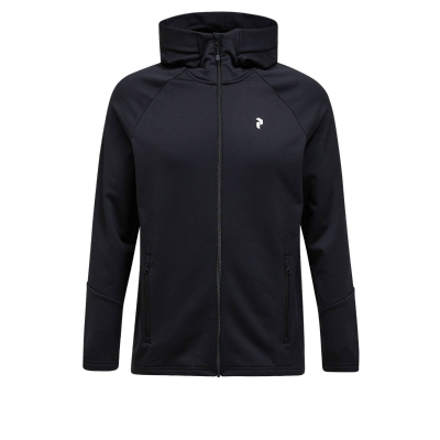 PEAK PERFORMANCE Herren Rider Essential Midlayer Zip Kapuzenjacke schwarz