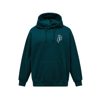 PEAK PERFORMANCE Herren Terry Graphic Kapuzenpullover grün