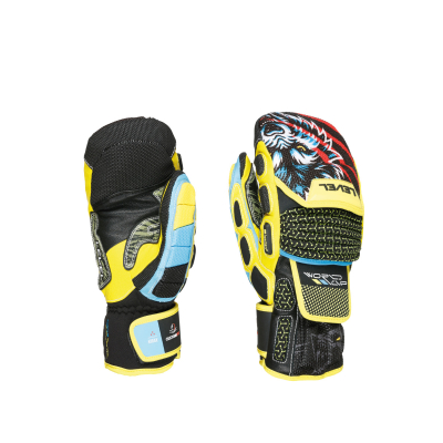 LEVEL Worldcup CF Fäustling Rennhandschuh gelb/blau