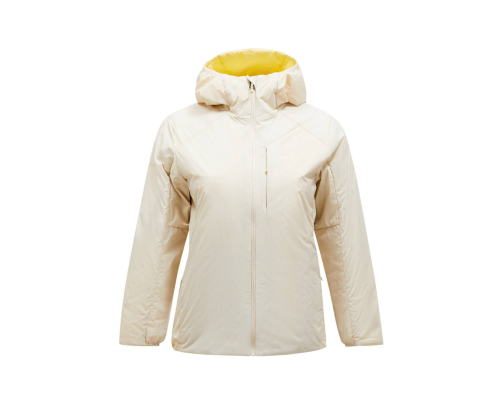 PEAK PERFORMANCE Damen Freelight Reversible Kapuzenjacke weiß/gelb