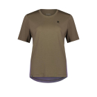 MONS ROYALE Women Tarn Merino Shift T-Shirt Brown